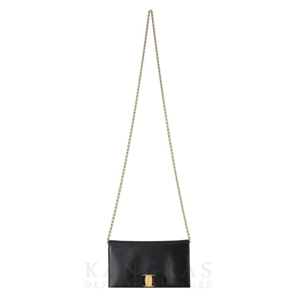 FERRAGAMO(USED)페레가모 바라리본 체인 크로스백
